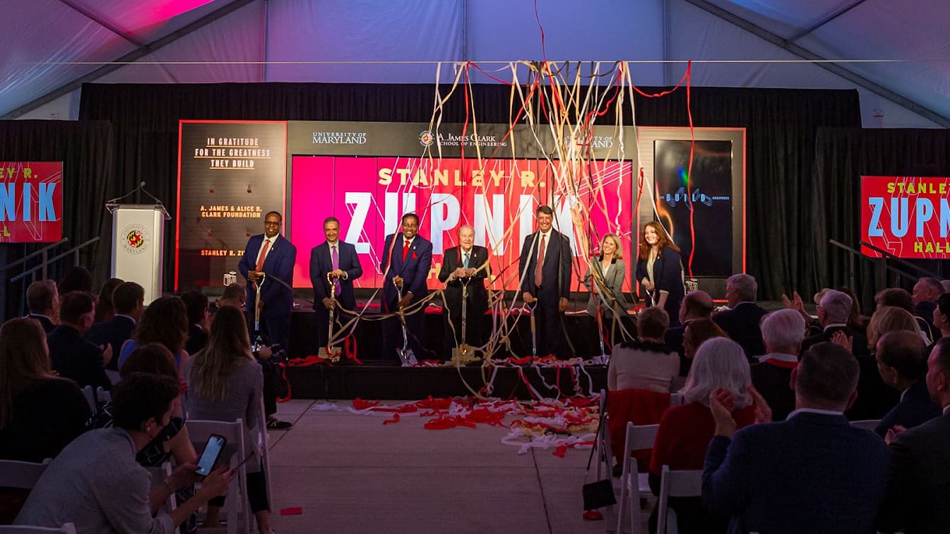 Celebrations for Zupnik Hall's groundbreaking